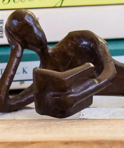 Abstract human figure sculpture
