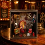 Cinema model musical miniature box