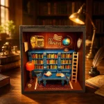 Miniature musical box – library model